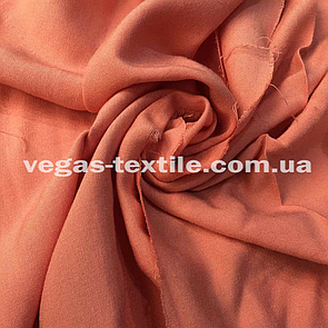 Штапель Однотонний Кораловий