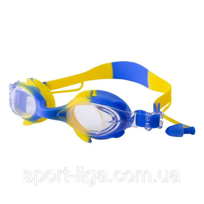 Окуляри для плавання дитячі Speedo з берушами