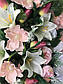Вінок похоронний із штучних квітів (№1), розмір 175*75 см, доставка по Україні, фото 2