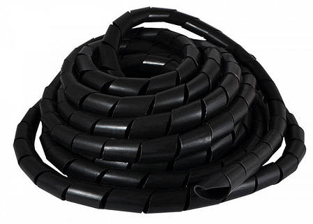 Спіраль чорна 15-100 мм SWB-19 (10м) для зв'язування проводів, АСКО-УКРЕМ, фото 2