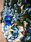Вінок траурний з штучних квітів (Прикрашений Хвиля  №3), розміри 175*90, доставка по Україні., фото 10
