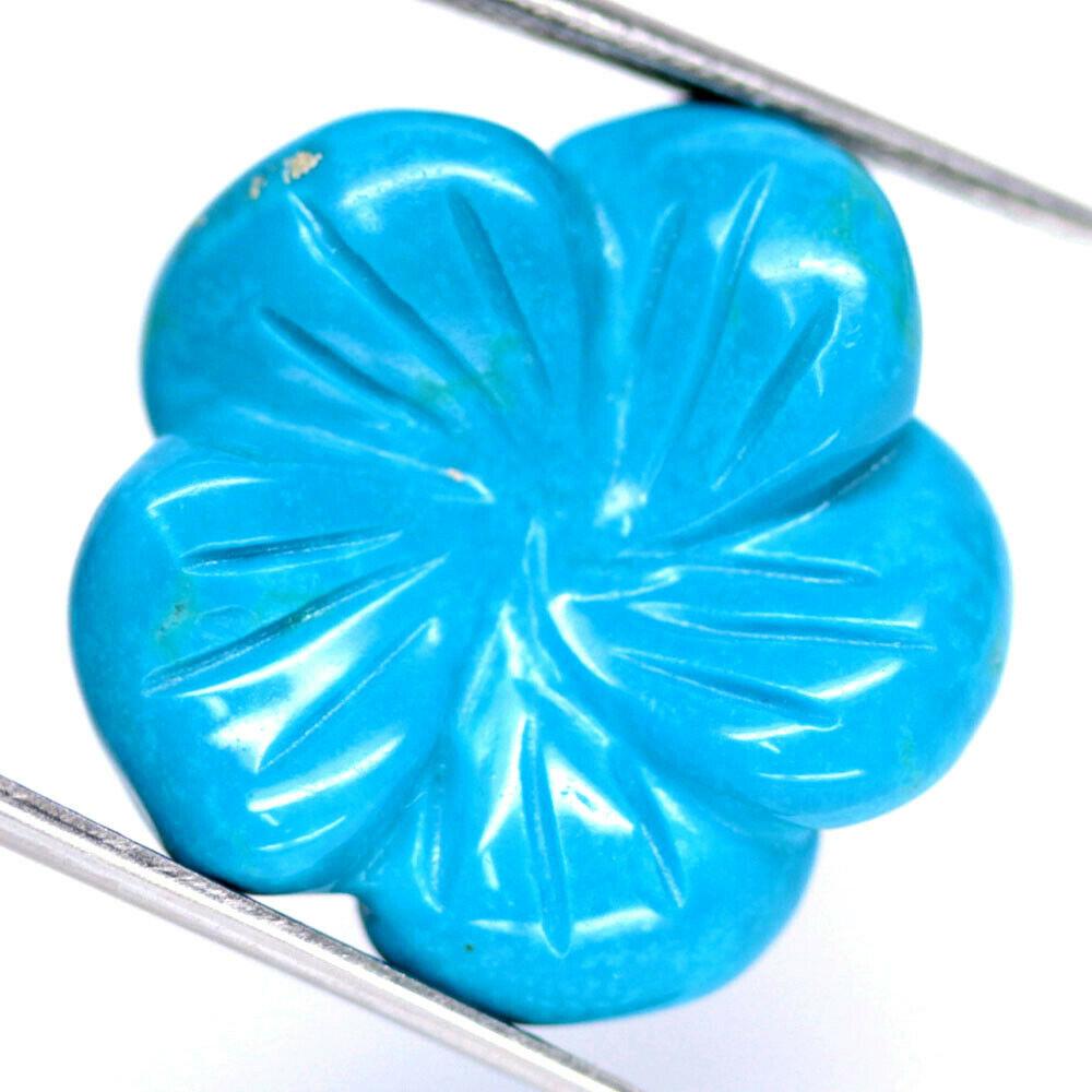 15.56 карт. Бірюза природна. Не фарбований яловичик, не синтетика., фото 1