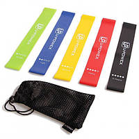 Набор спортивных резинок резиновые ленты для фитнеса йоги U-POWEX Комплект из 5 штук! Quality