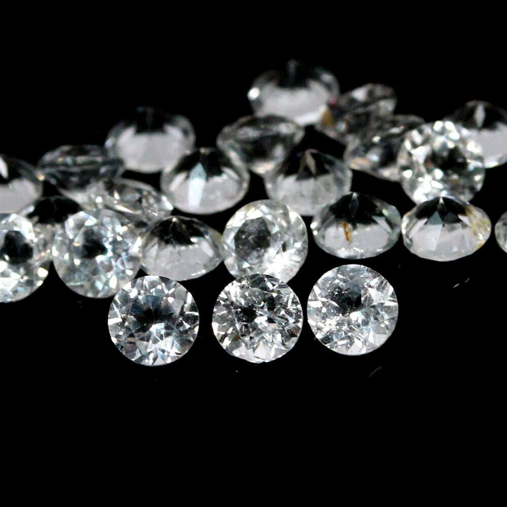 3.28 кт. Природний Бразильський топаз 24 шт. 3 мм., фото 1