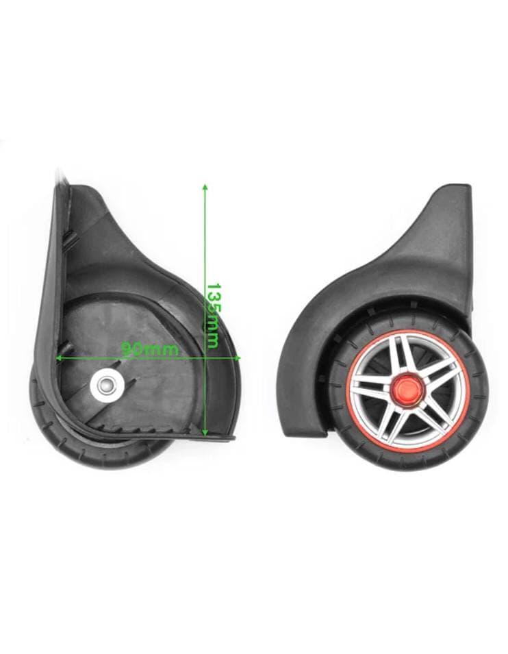 Колеса для валізи/бікові/пара/ red