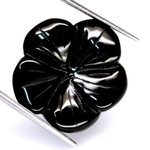 13.17 кт. Природний чорний онікс різь