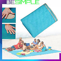 Покривало пляжне анти пісок Sand Leakage Beach Mat, Покривало для пляжу! Товар хіт