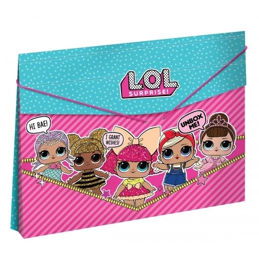 491735 Папка пластикова на резинці LOL Juicy, 38*25 см