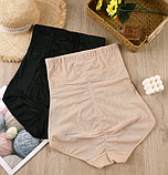 Стягувальні труси, висока посадка. Великі розміри ХЛ-5ХЛ коригувальна бежева білизна, фото 7