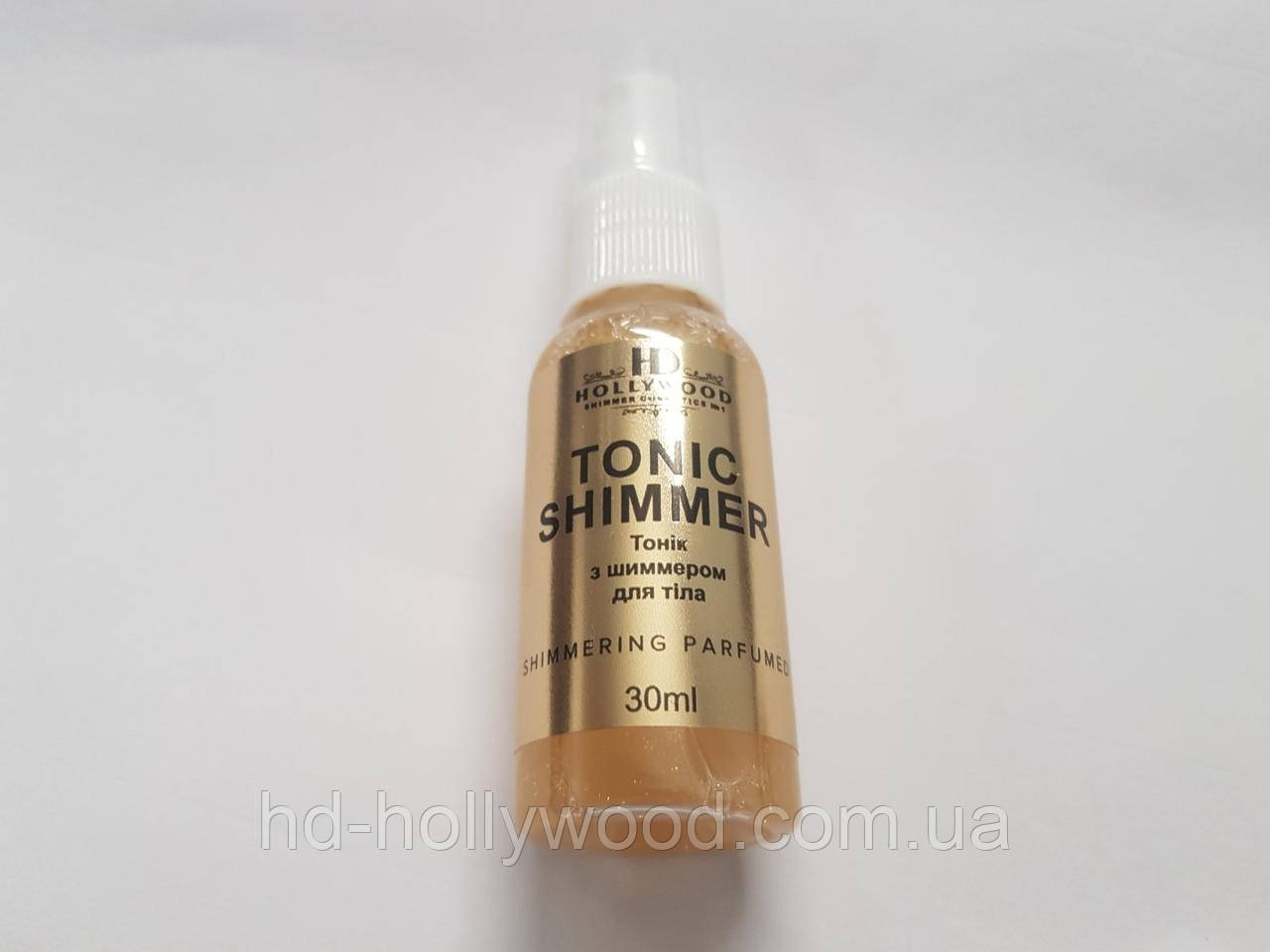 Тонік для тіла з шиммером HD Hollywood 30 мл, фото 1