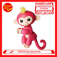 Интерактивная ручная обезьянка Fingerlings Happy Monkey Bella (red)! Товар хит