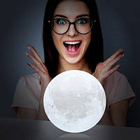 Лампа Луна 3D Moon Lamp настольный светильник луна Magic 3D Moon Light (V-212)! Товар хит