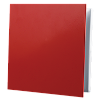 Вентиляційна решітка Вентс МВ 100 Солід Декор червона