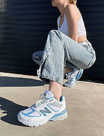 Нью Баланс женская обувь. Нью Беленс 990 кроссы женские. Женские кроссовки белые с голубым New Balance 990.