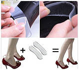 Силиконовые наклейки/полоски на задник обуви Gel-Antislip 1 пара. VALGUS PRO PL, фото 3