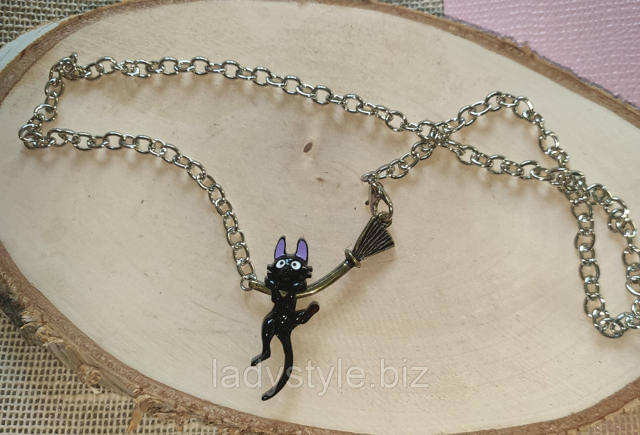 Кольє "Чорний кіт" від студії LadyStyle.Biz, фото 1