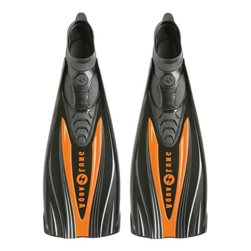 Ласти AquaLung Express з закритою п'ятою (чорно-помаранчеві), фото 1