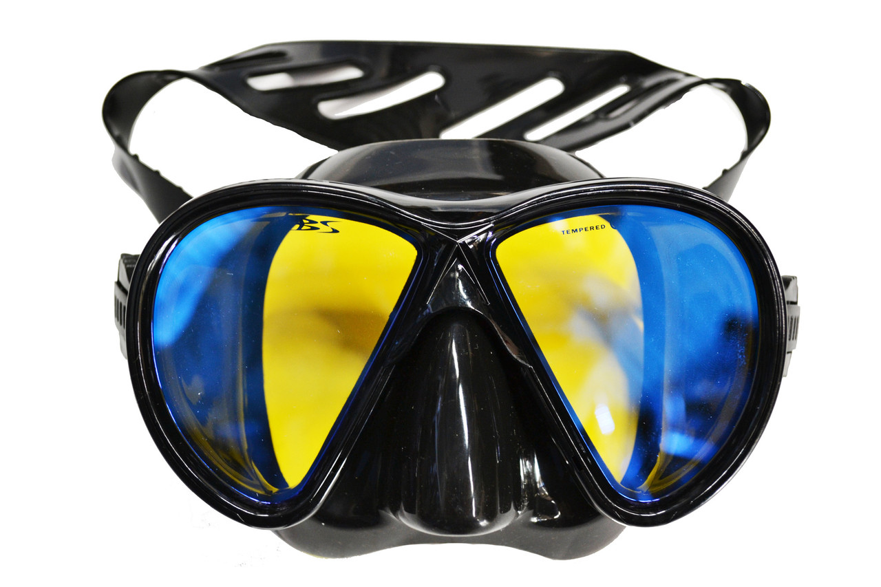 Маска BS Diver Mirola NEW для підводного полювання (просвітлені скла)