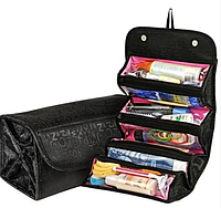 Косметичка Roll-N-Go дорожная сумка, портативная, многофункциональная косметичка, органайзер для косметики