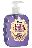 Жидкое мыло с дозатором Роза и Лаванда Cien Rosa&Lavanda 500мл Германия