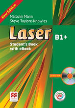 Laser 3rd Edition B1+ student's Book with Macmillan Practice Online (підручник з практикою) ISBN: 9781380000217