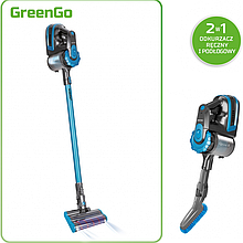 Безпровідний, акумуляторний, вертикальний, ручний, циклонний пилосос MPM MOD-33 2в1 (2000 мАч, Польща)