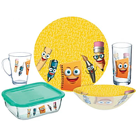 Набір дитячий 5 предметів Luminarc Stationery P7866