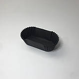 Тарталетки паперові для еклерів і десертів, 80*35 мм, чорні (50 шт.), фото 3