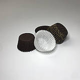 Паперова форма для цукерок, 30*24 мм, коричнева (60 шт.), фото 4