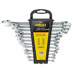 Ключі рожково-накидні 12шт 6-22мм CrV head polished SIGMA (6010201)