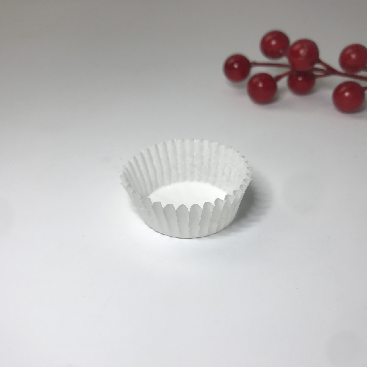 Паперова форма для цукерок, 30*16 мм, біла (100 шт), фото 1