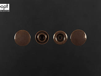 Кнопки пластик Т-5, 11,7 мм, кол. D06 темно-коричневий (1000 шт / уп.)