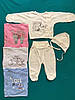 Дитячий костюм-трійка, трикотаж (повзунки, кофточка, шапочка), для хлопчиків і дівчаток, різні кольори, фото 2