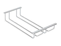 Бокалотримач L-355 мм дворядний Хром