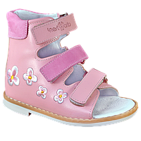 Босоніжки дитячі ортопедичні з високим задником Форест Орто рожеві 4Rest Orto 06-134 розмір 19-30