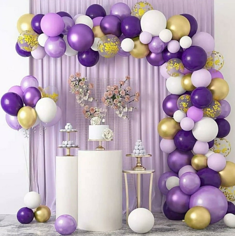 Комплект для створення арки з повітряних куль 041 (125 куль), фото 1