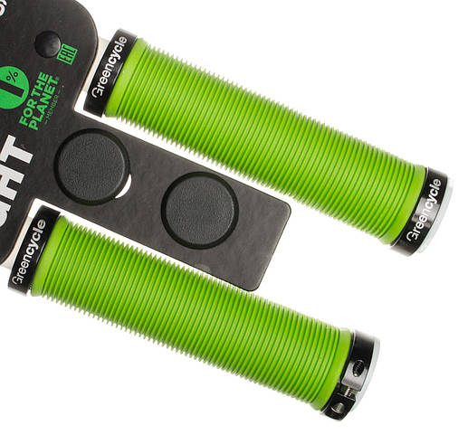 Ручки руля Green Cycle GGR-421 130mm Зелений, фото 3