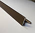 Торцевий профіль на плитку до 12 мм. АП 12 L-2.7 м. Бронза (анод), фото 7