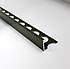 Торцевий профіль на плитку до 12 мм. АП 12 L-2.7 м. Бронза (анод), фото 6
