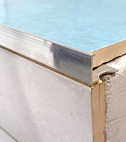 Торцевий профіль на плитку до 12 мм. АП 12 L-2.7 м. Полірований