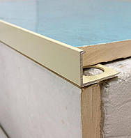 Торцевий профіль на плитку до 12 мм. АП 12 L-2.7 м. Слонова кістка (краш)