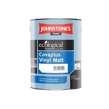Вінілова фарба для стін та стелі Johnstone's Covaplus Vinyl Matt 1л, фото 1