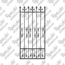 Кована хвіртка (КД-03).1920х920 КОМПЛЕКТ ЕЛЕМЕНТІВ