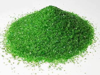 Скляна Крихта зелена фракція 3-5 мм - 1 кг