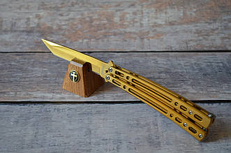 Складаний ніж-метелик, (балисонг) Самурай, з оригінальним дизайном скелетного типу, відмінний подарунок хлопцю