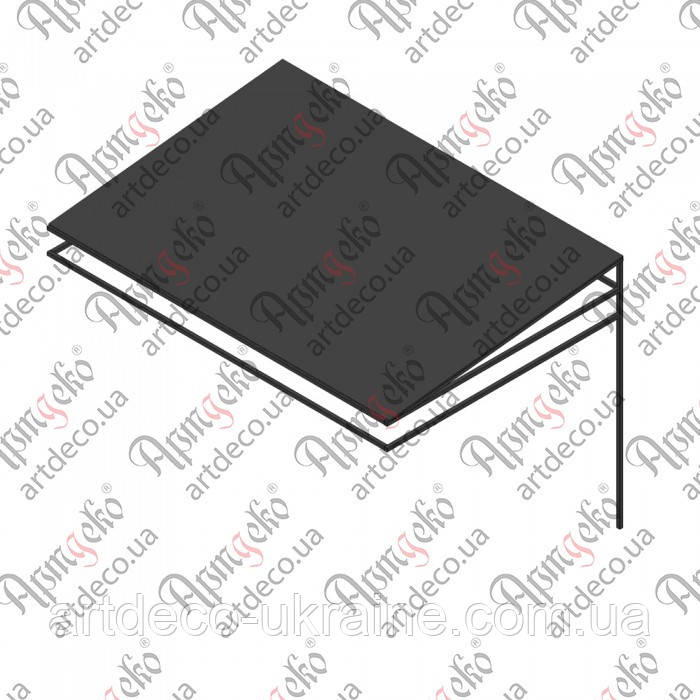 Кований навіс, піддашок 2000х1375(1225)х1385. КОМПЛЕКТ ЕЛЕМЕНТІВ, фото 1