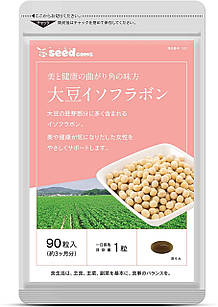 Seedcoms ізофлавони сої 10 мг + Gaba 90 мг, 90 капсул на 90 днів