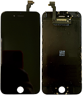 Дисплей модуль тачскрин iPhone 6 черный оригинал переклеенное стекло