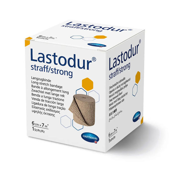 Еластичний бинт високої розтяжності Lastodur® straff/strong/Ластодур тугий 6см х 7м 1шт