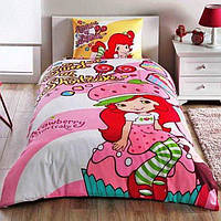 Детское постельное белье TAC Disney Strawberry shortcake cute cute полуторка на резинке